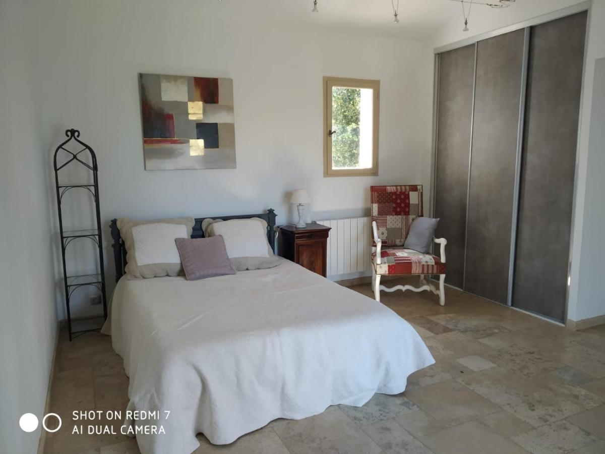 Proche Uzes Petit Gite Avec Grande Cuisine D'Ete Et Piscine Saint-Siffret ภายนอก รูปภาพ