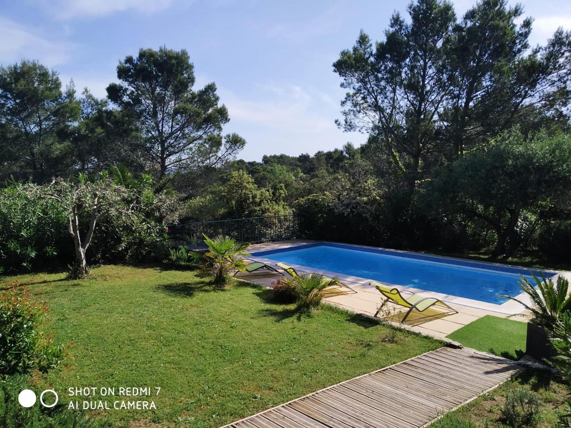 Proche Uzes Petit Gite Avec Grande Cuisine D'Ete Et Piscine Saint-Siffret ภายนอก รูปภาพ